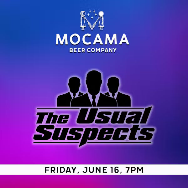 Live music in the taproom: The Usual Suspects