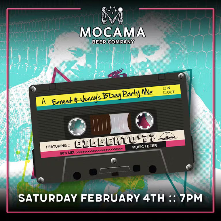 Gilberto ’77 at Mocama- 90’s Party for Ernest and Jenny’s Birthday!