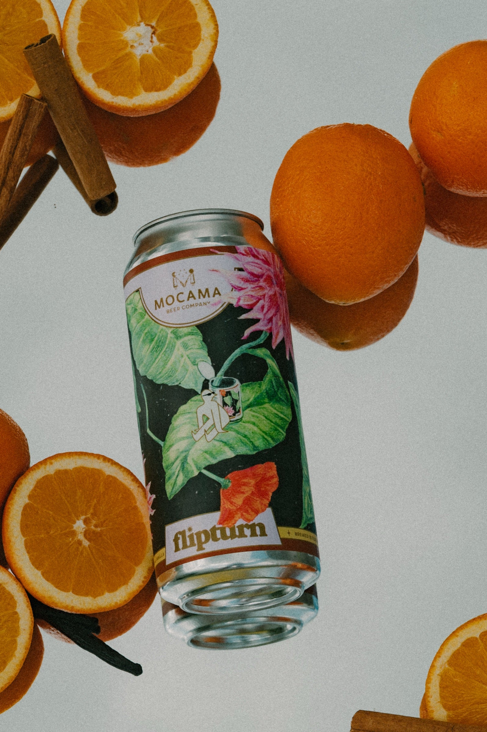 flipturn can with oranges, cinnamon and vanilla